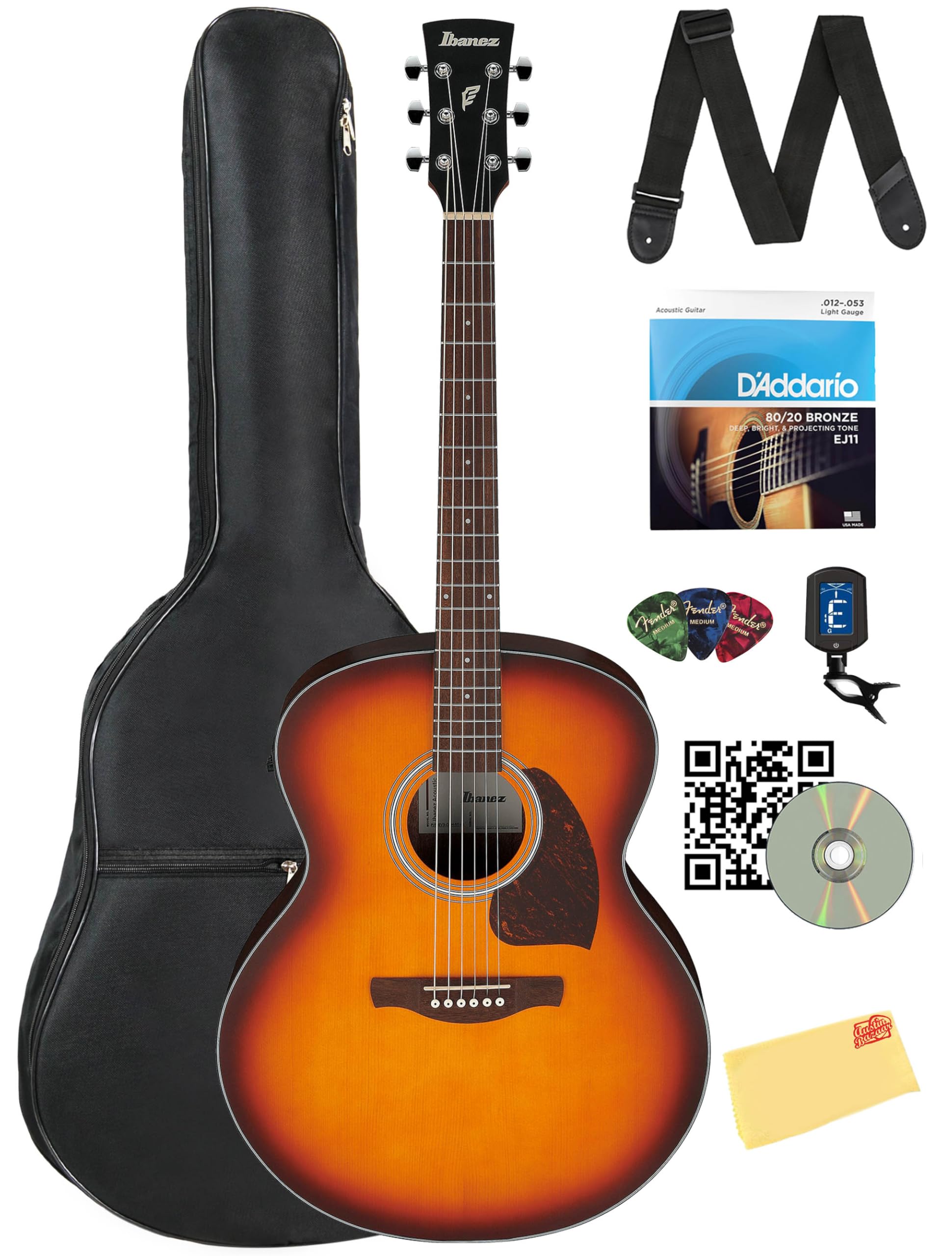 Amazon.com: Ibanez PJ50E PF Performance Jumbo Acoustic-Electric